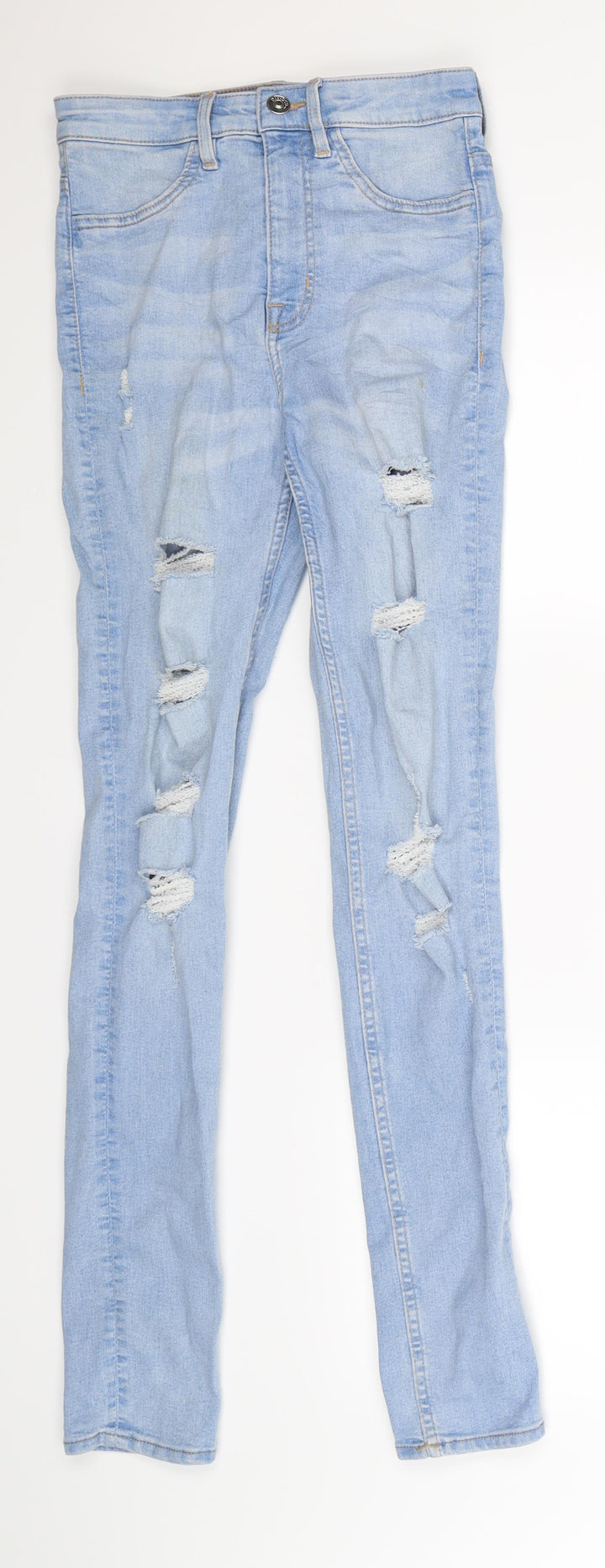 Divided Womens Blue Denim Jegging Jeans Size 4 L31 in