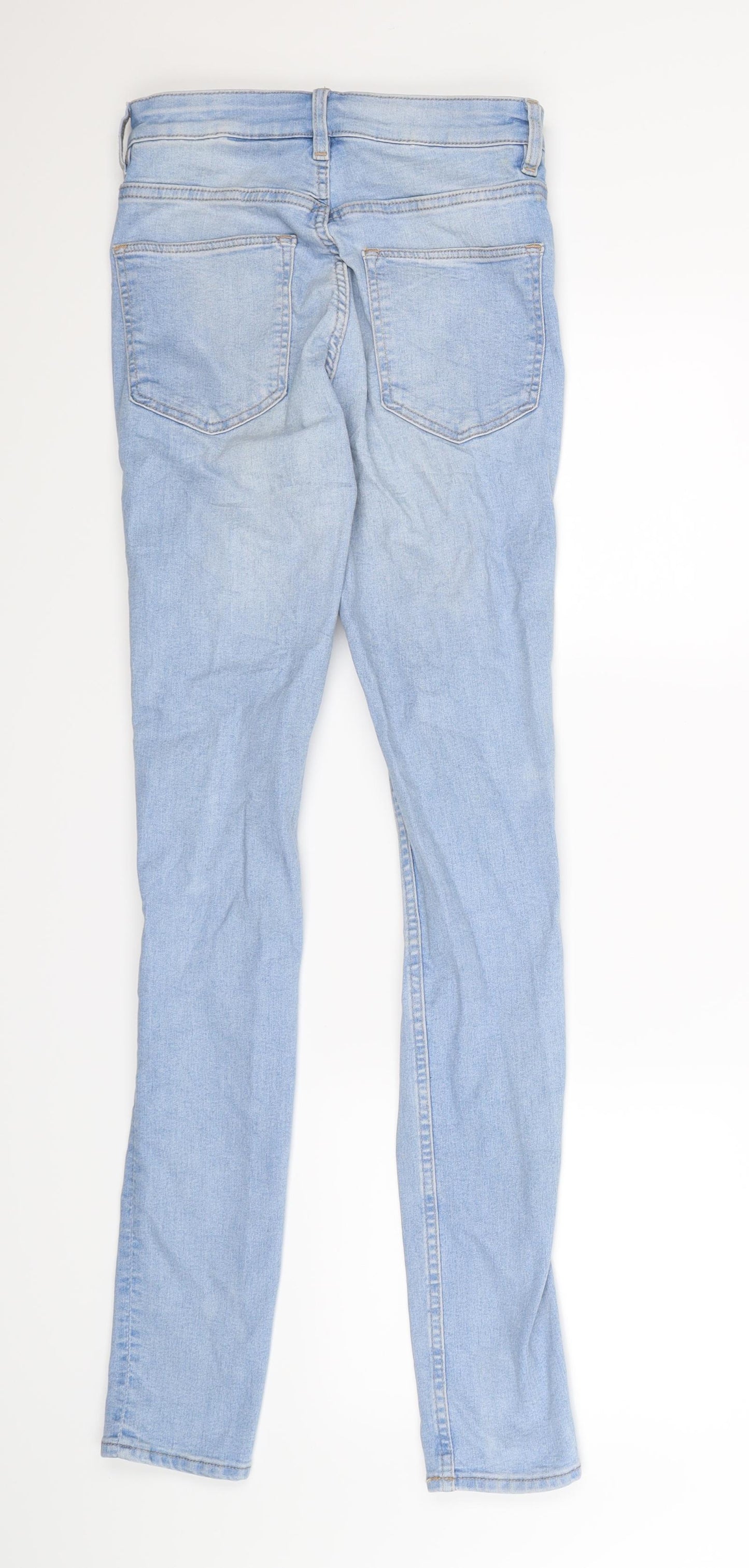 Divided Womens Blue  Denim Jegging Jeans Size 4 L31 in
