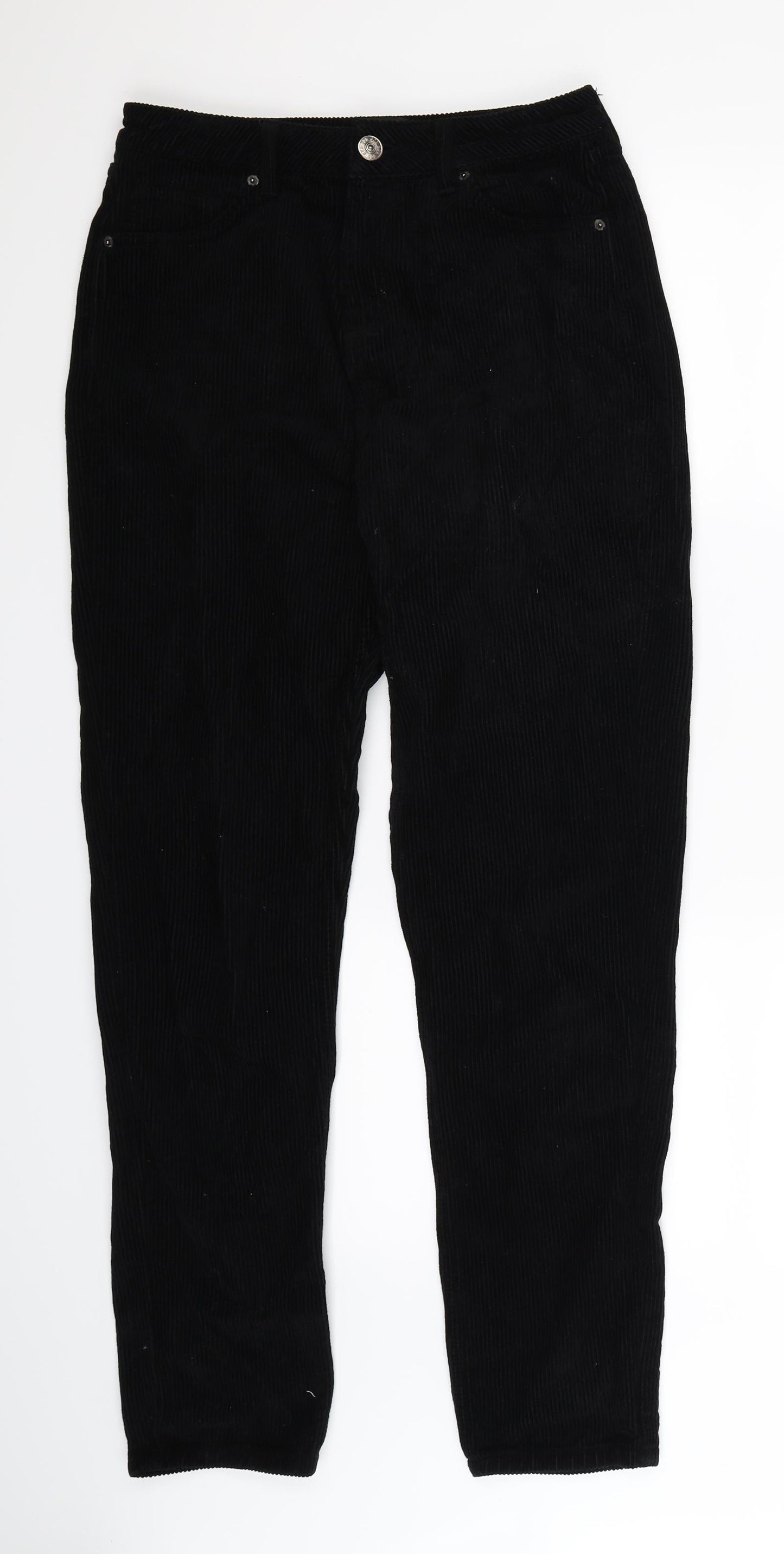 BDG Womens Black  Corduroy Trousers  Size 8 L32 in