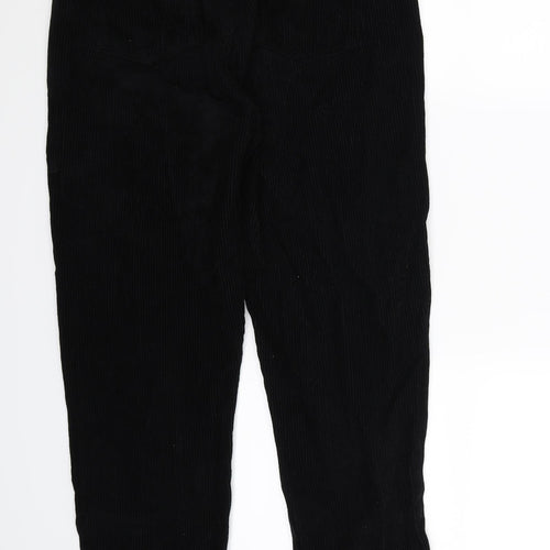 BDG Womens Black  Corduroy Trousers  Size 8 L32 in
