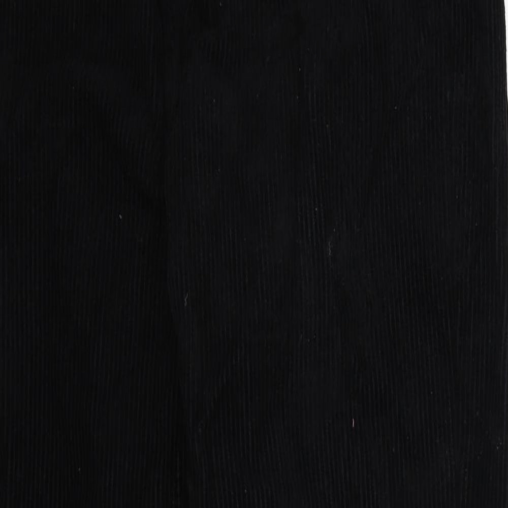 BDG Womens Black  Corduroy Trousers  Size 8 L32 in