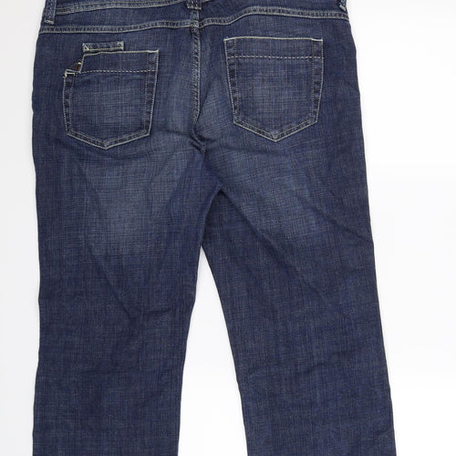Marks and Spencer Womens Blue  Denim Bermuda Shorts Size 18