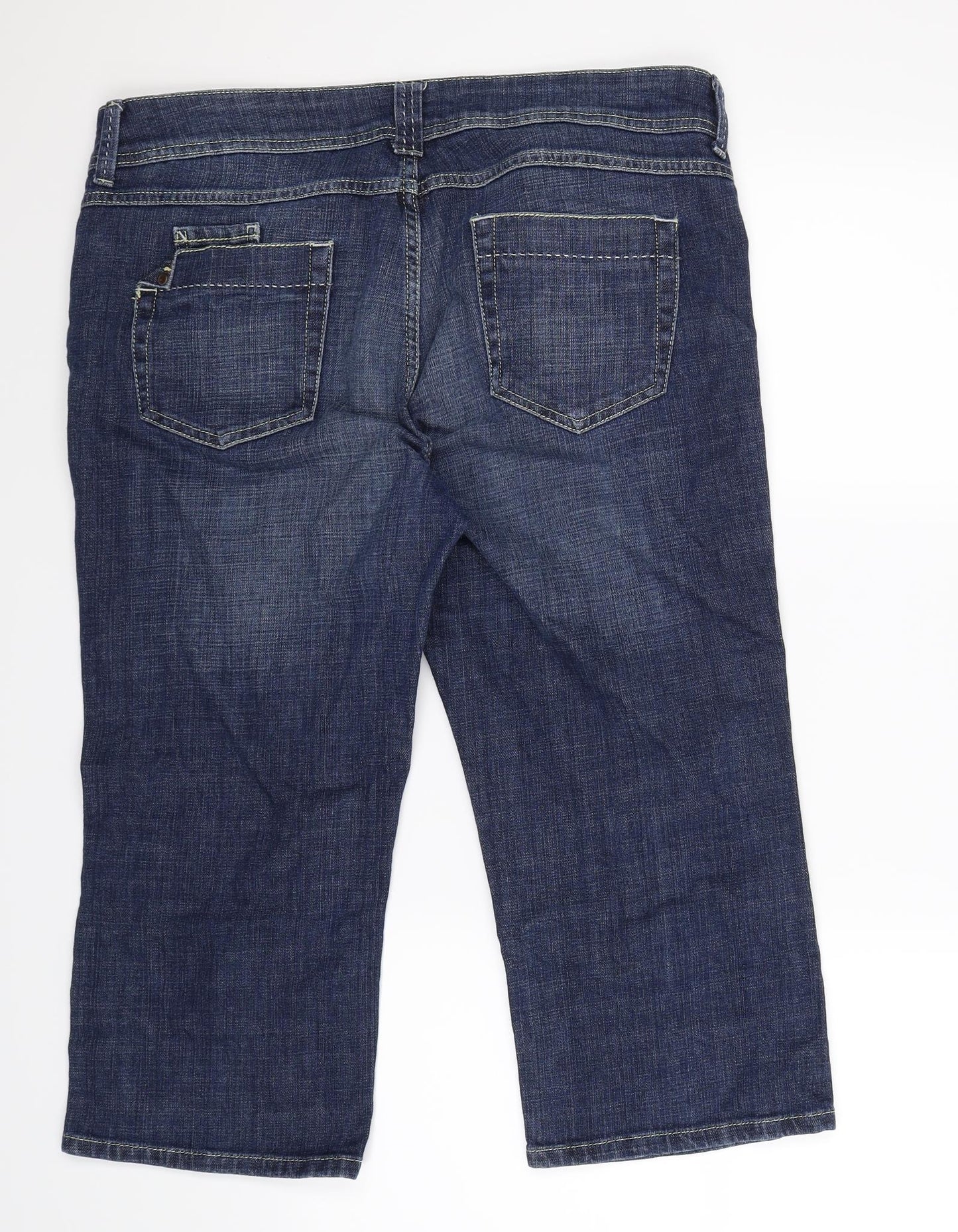 Marks and Spencer Womens Blue  Denim Bermuda Shorts Size 18