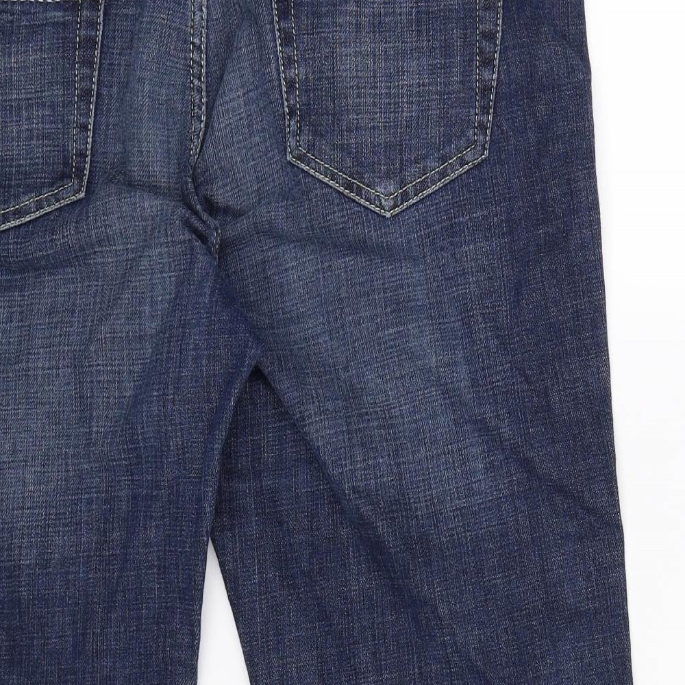 Marks and Spencer Womens Blue  Denim Bermuda Shorts Size 18