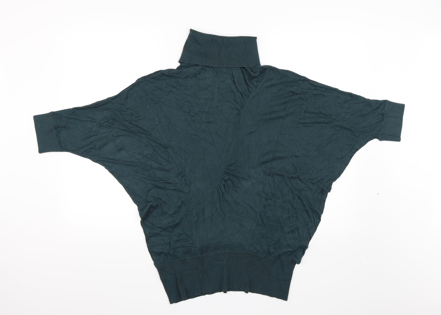Warehouse Womens Green   Pullover Jumper Size 14  - Batwing