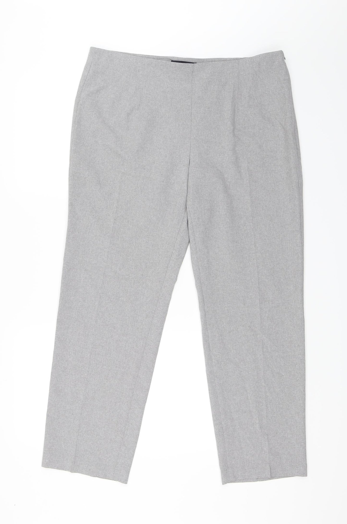 Marks and Spencer Womens Grey   Trousers  Size 16 L27 in