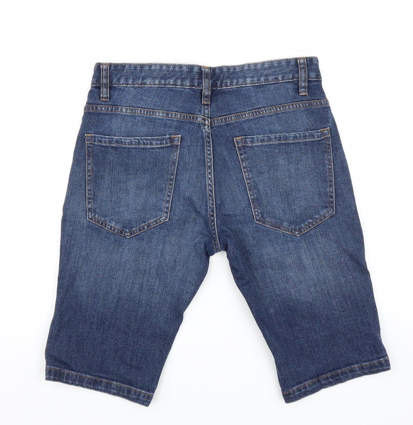 NEXT Mens Blue  Denim Chino Shorts Size 30