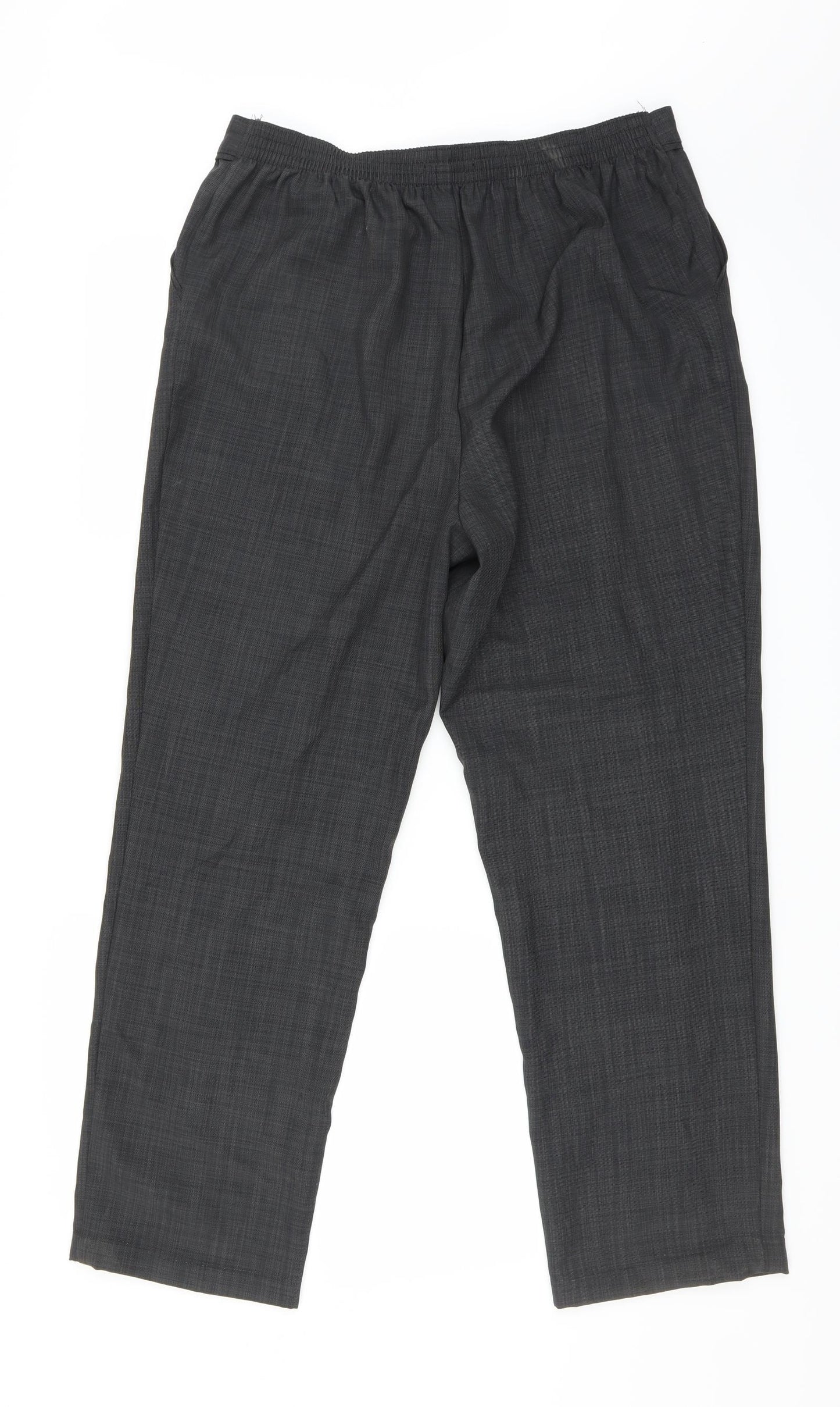 Marks and Spencer Womens Grey   Trousers  Size 14 L28 in