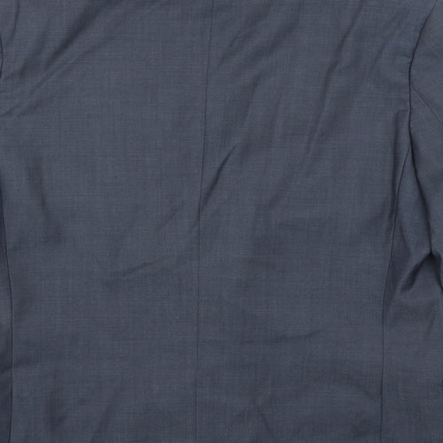 Topman Mens Blue   Jacket Suit Jacket Size 42