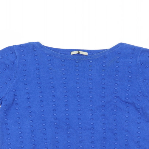 Sainsburys Womens Blue  Knit Pullover Jumper Size 12