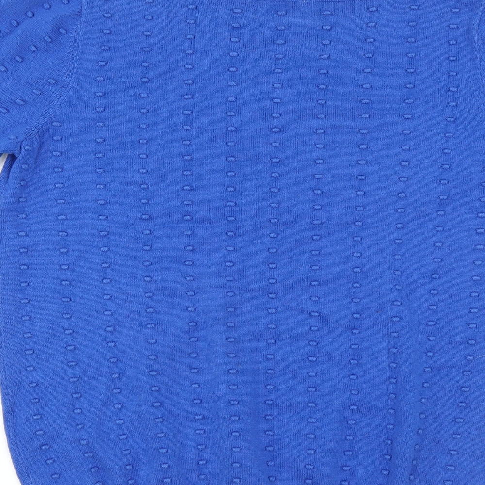 Sainsburys Womens Blue  Knit Pullover Jumper Size 12