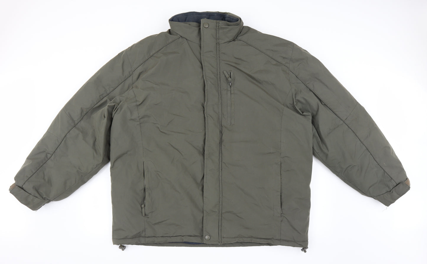 Magneto Mens Green   Puffer Jacket Coat Size 2XL