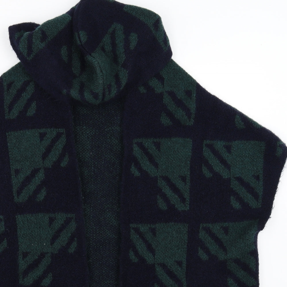 TU Womens Green Argyle/Diamond  Cardigan Jumper Size M