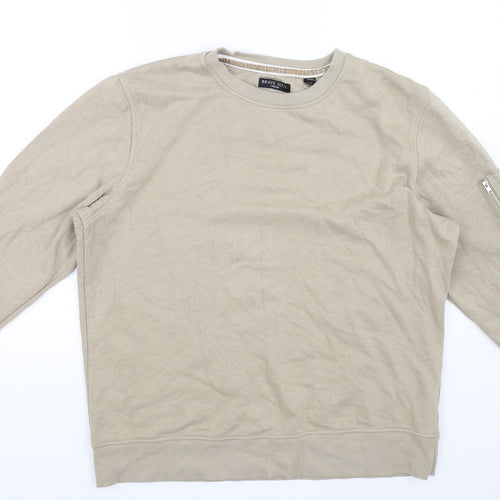 Brave Soul Mens Brown   Pullover Jumper Size XL