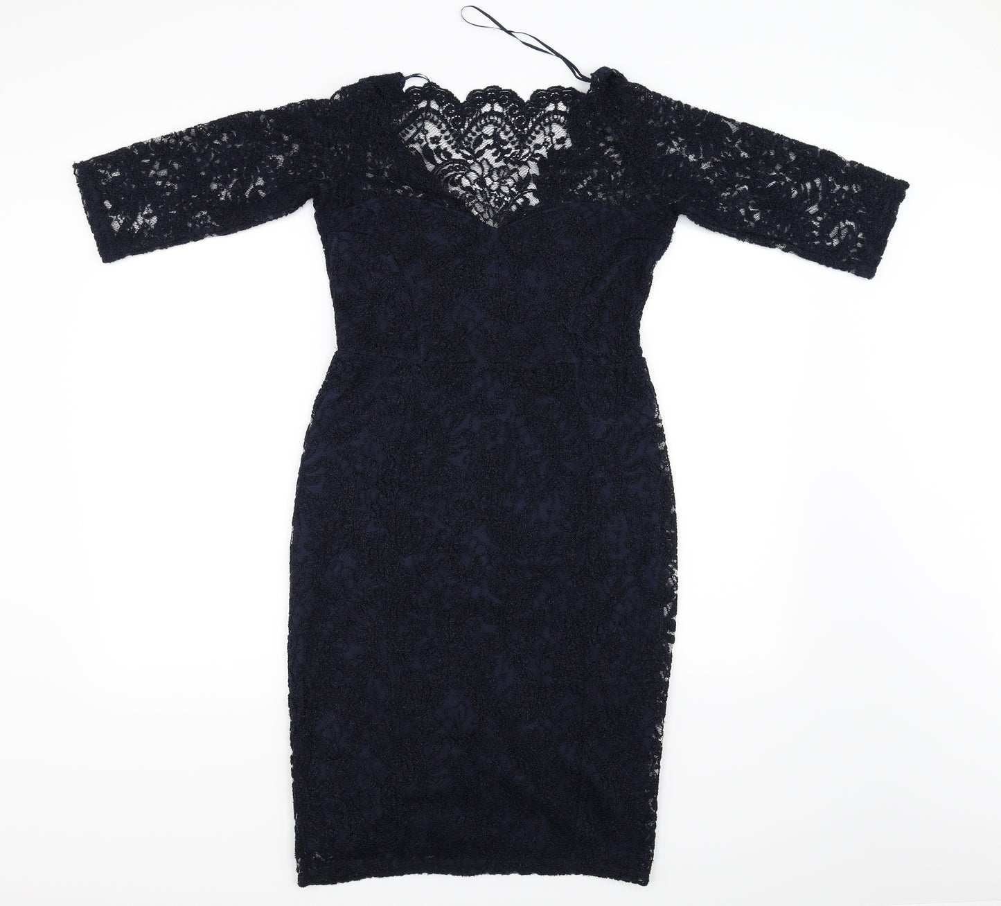 NEXT Womens Blue Floral  Fit & Flare  Size 12