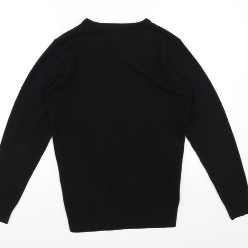 Easy Mens Black   Pullover Jumper Size S
