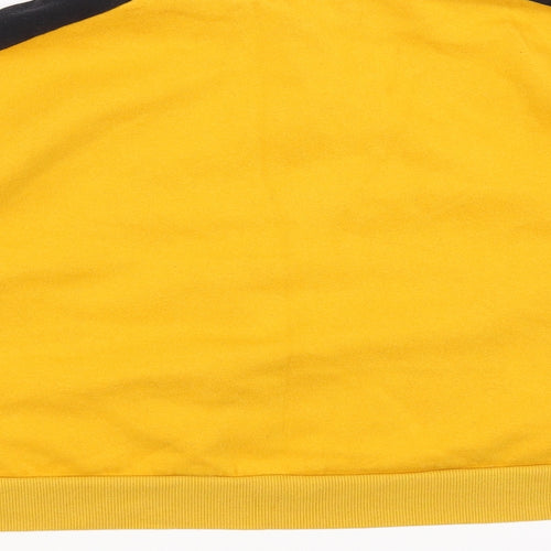 H&M Womens Yellow   Pullover Sweatshirt Size 10