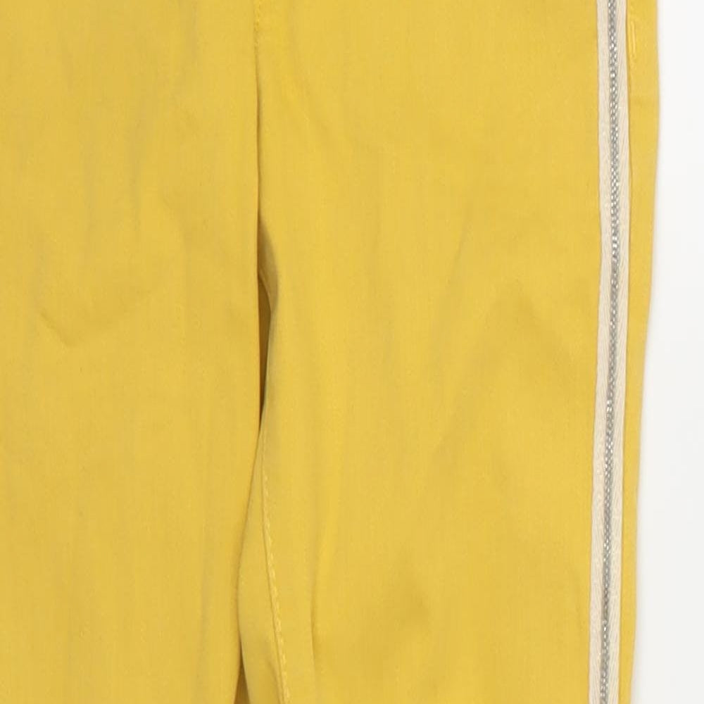 ZARA Girls Girls Yellow  Denim Skinny Jeans Size 9 Years