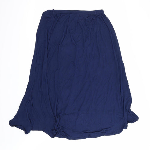 River Island Womens Blue   Skater Skirt Size 12