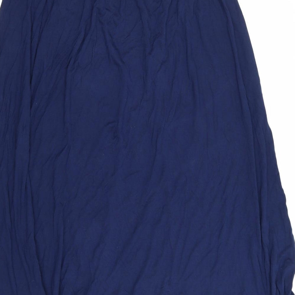 River Island Womens Blue   Skater Skirt Size 12