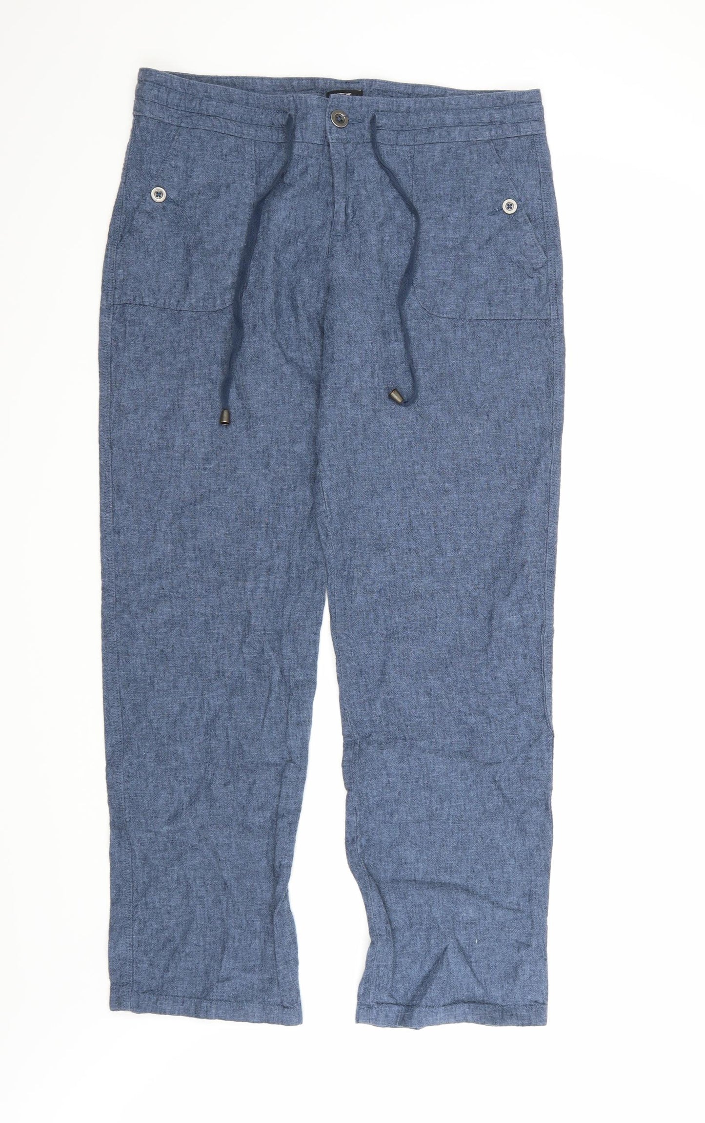 F&F Womens Blue   Trousers  Size 14 L30 in