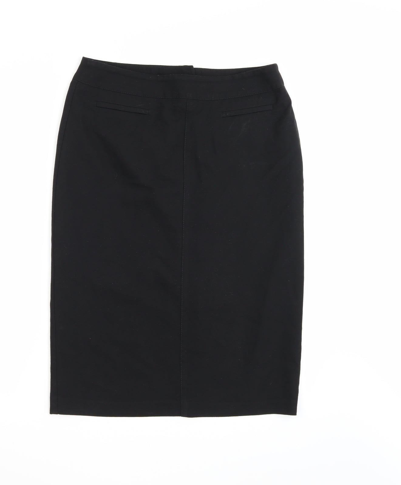 Marks and Spencer Womens Black  Rayon A-Line Skirt Size 14