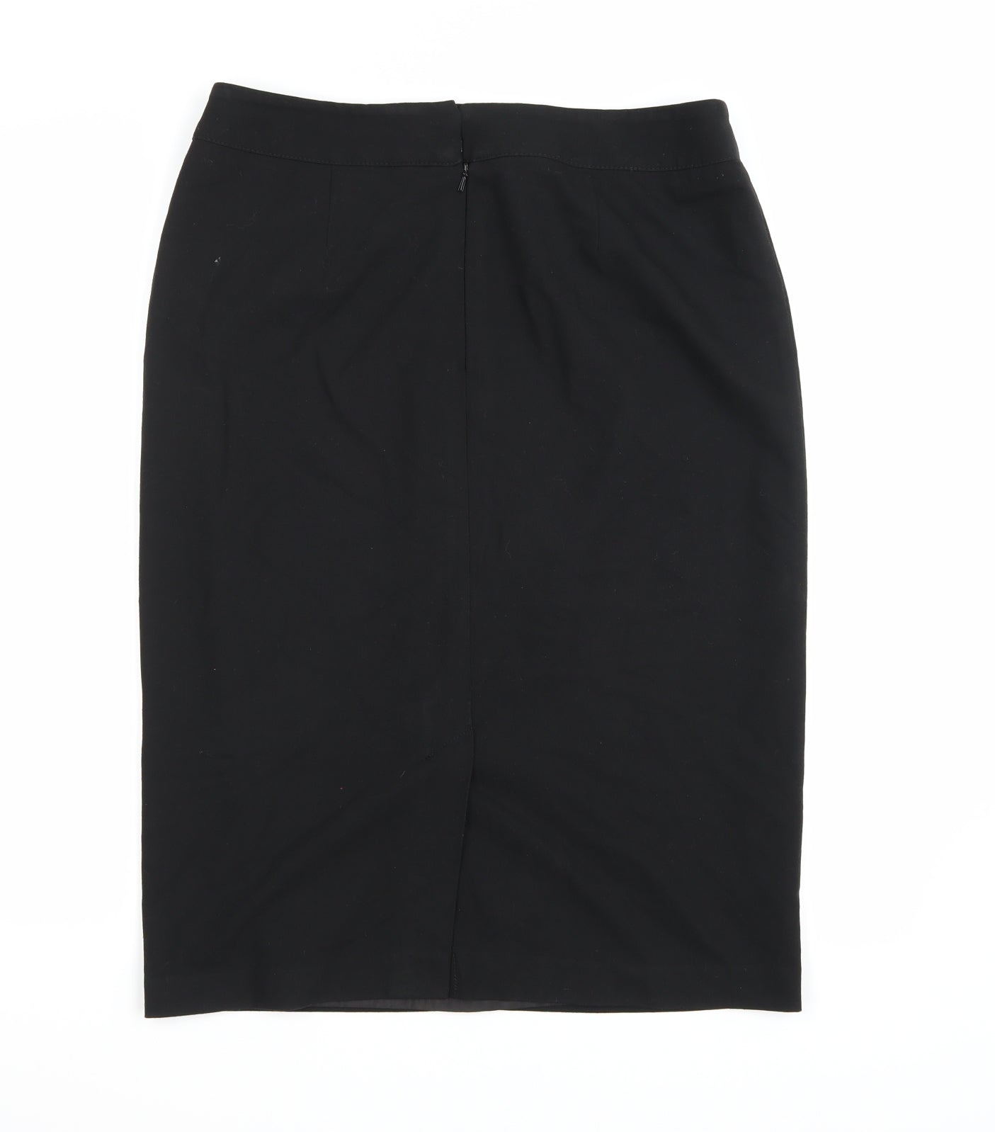 Marks and Spencer Womens Black  Rayon A-Line Skirt Size 14