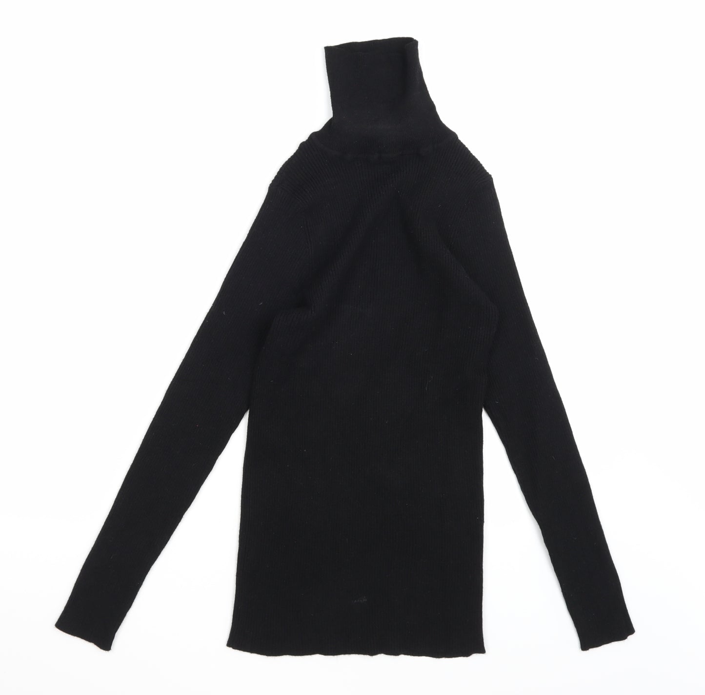 Brave Soul Womens Black  Knit Pullover Jumper Size M