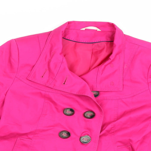 Marks and Spencer Womens Pink   Pea Coat Coat Size 12