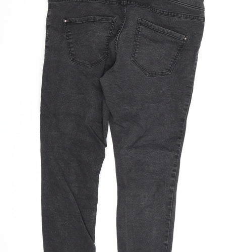 New Look Womens Black  Denim Jegging Jeans Size 10 L25 in
