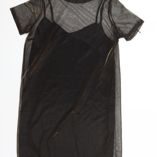 River Island Womens Black   T-Shirt Dress  Size 8