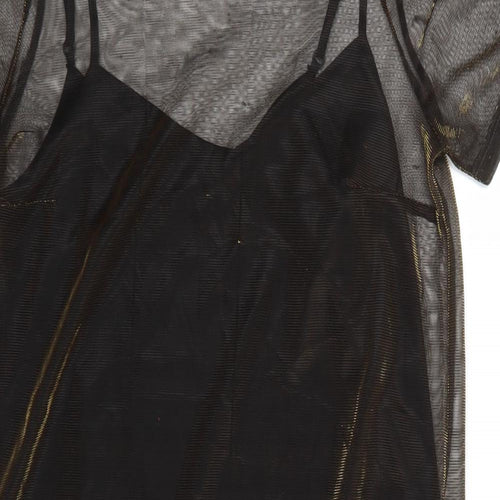 River Island Womens Black   T-Shirt Dress  Size 8
