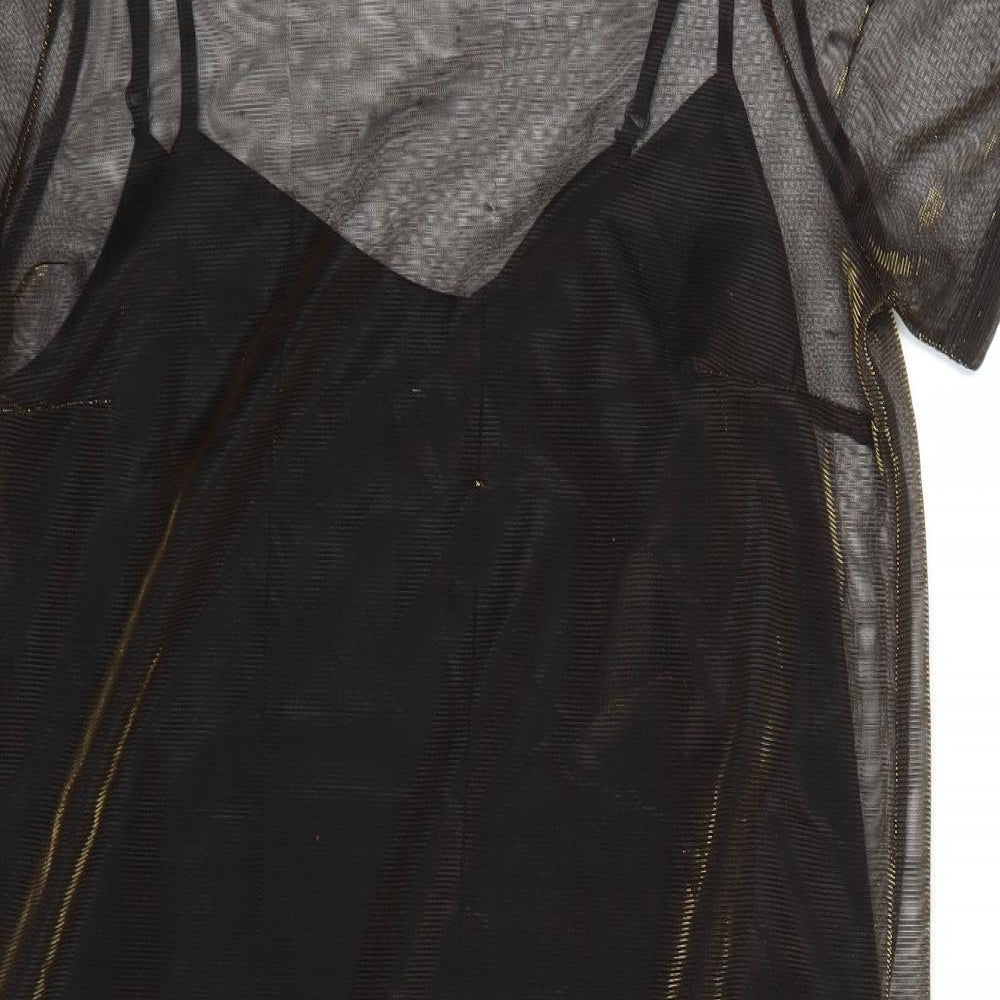 River Island Womens Black   T-Shirt Dress  Size 8