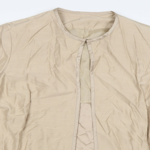 Ann Harvey Womens Beige   Jacket  Size 16