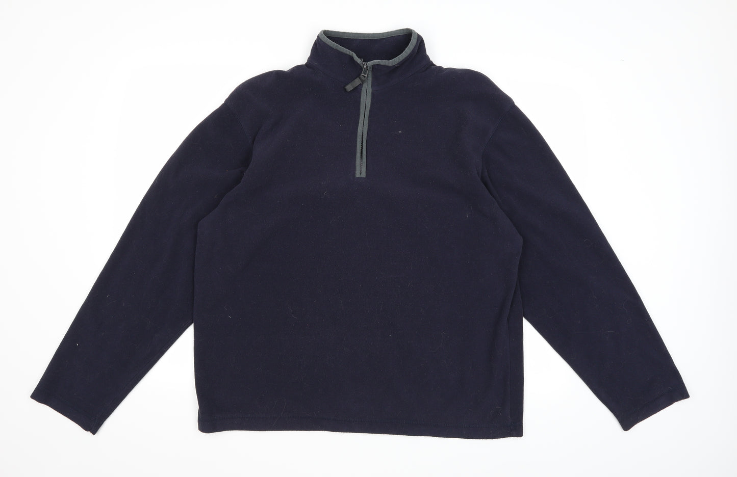 Blue Harbour Mens Blue  Fleece Jacket  Size L