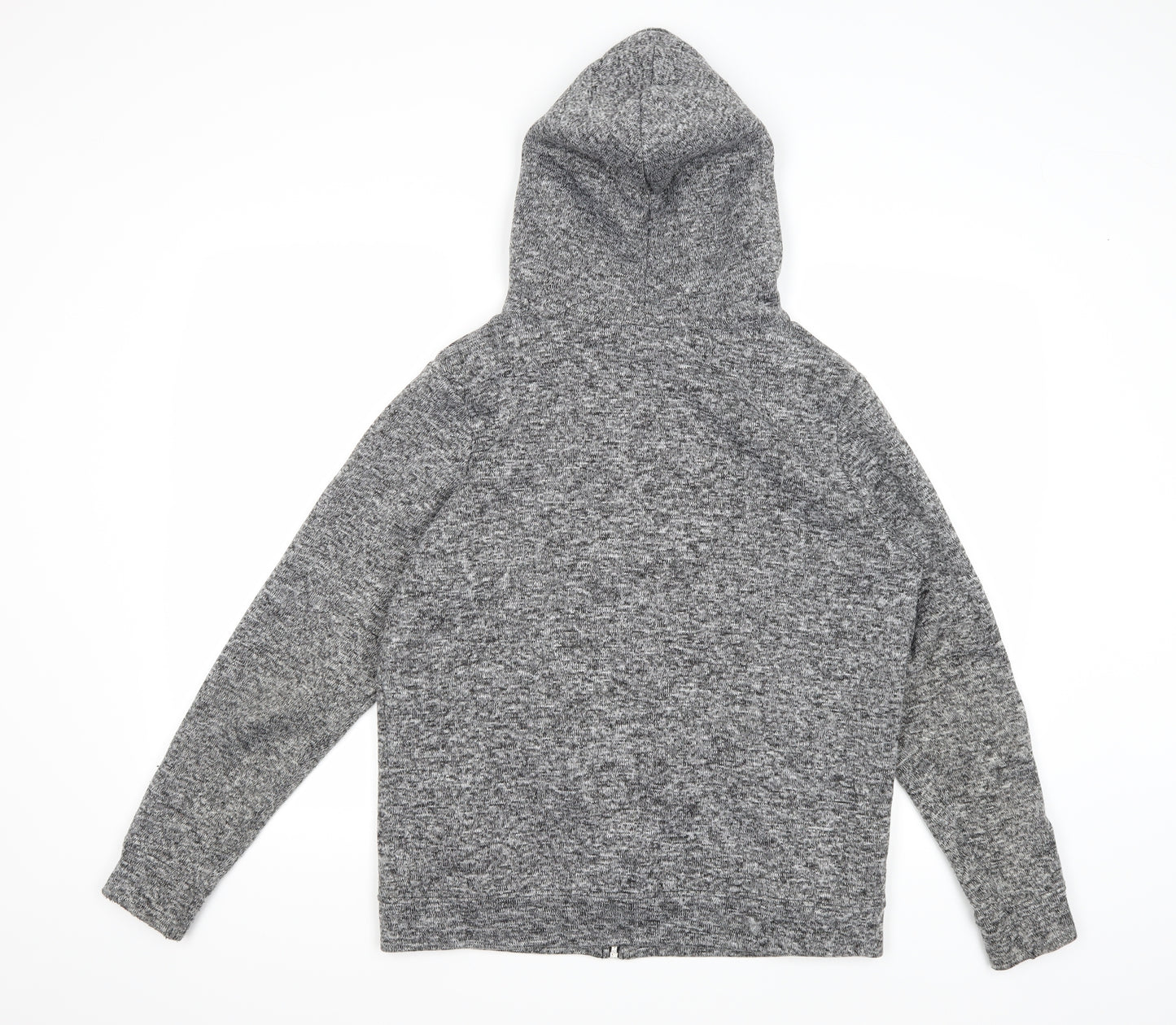Primark Womens Grey  Knit Full Zip Hoodie Size 14