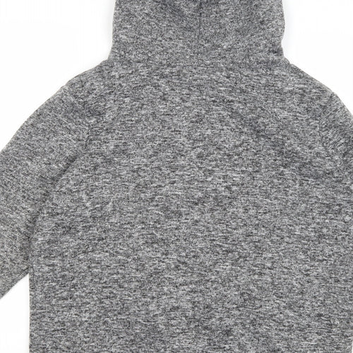 Primark Womens Grey  Knit Full Zip Hoodie Size 14