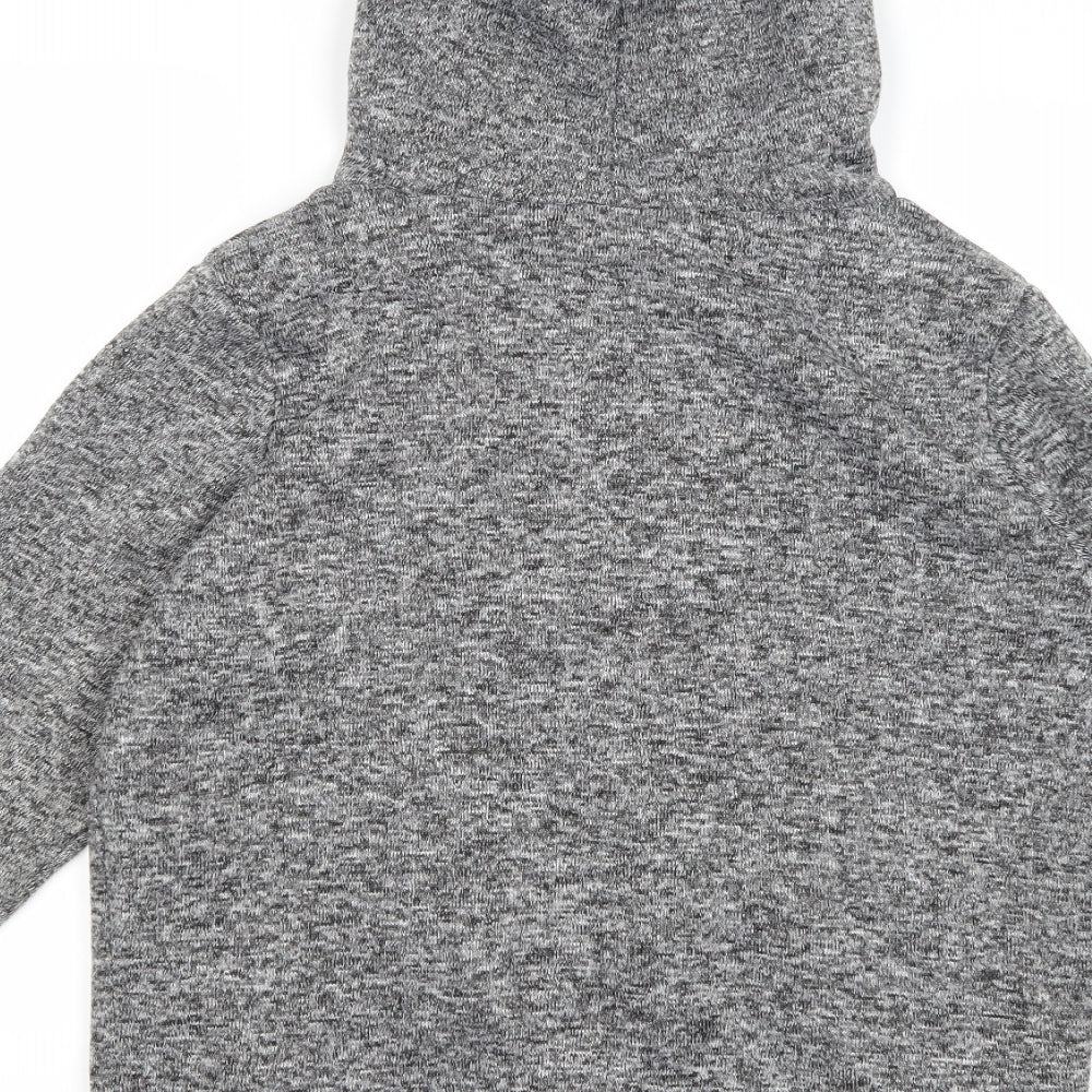 Primark Womens Grey  Knit Full Zip Hoodie Size 14
