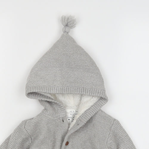 F&F Baby Grey  Knit Jacket  Size 18-24 Months