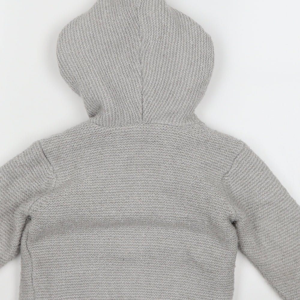 F&F Baby Grey  Knit Jacket  Size 18-24 Months