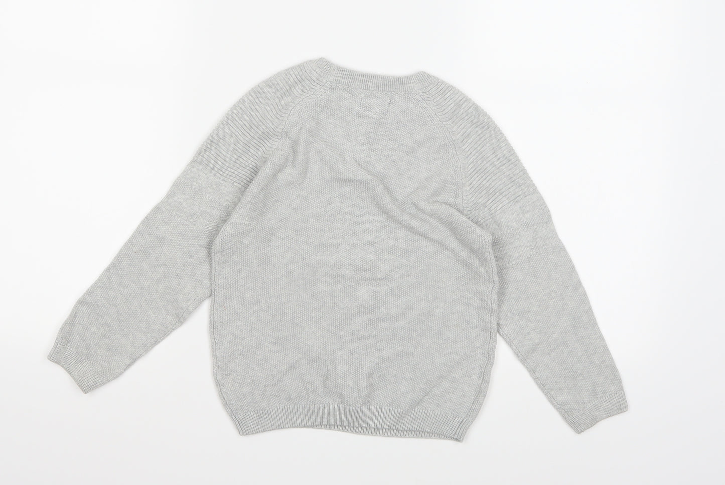 NEXT Boys Grey  Knit Pullover Jumper Size 5 Years
