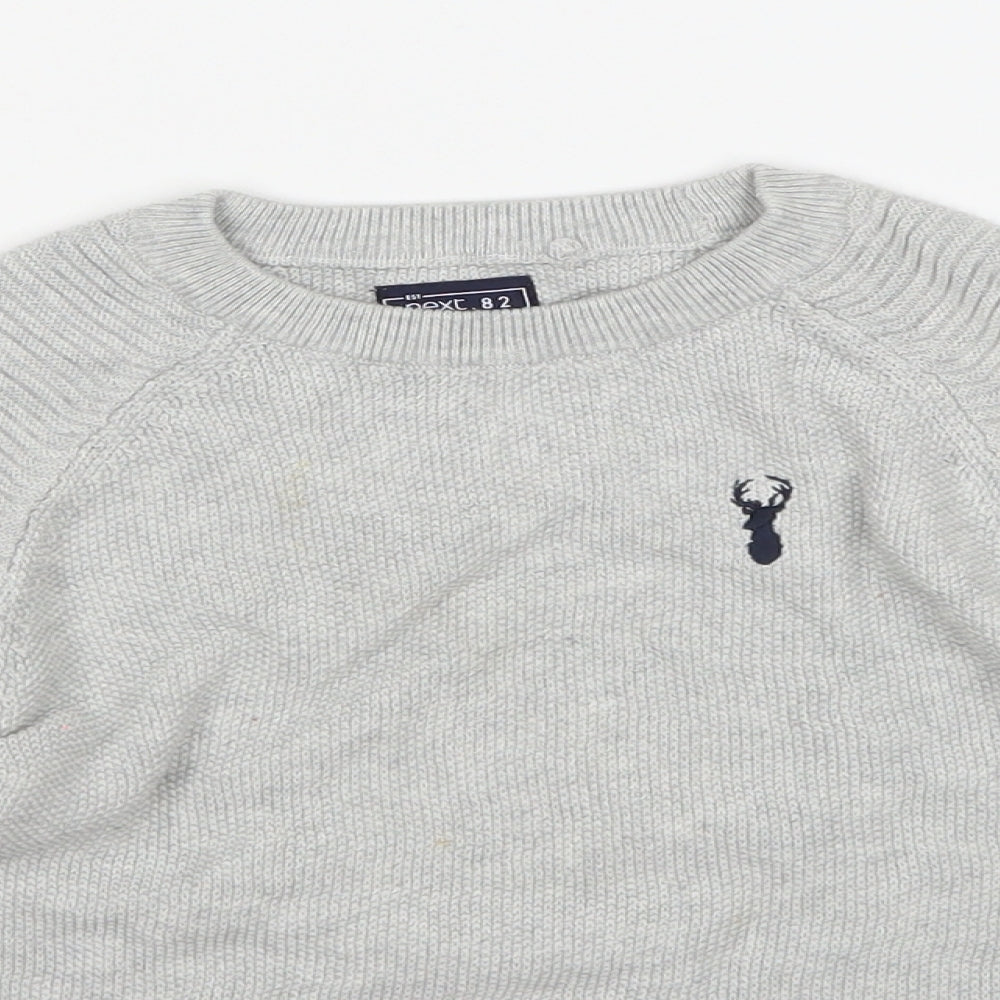 NEXT Boys Grey  Knit Pullover Jumper Size 5 Years