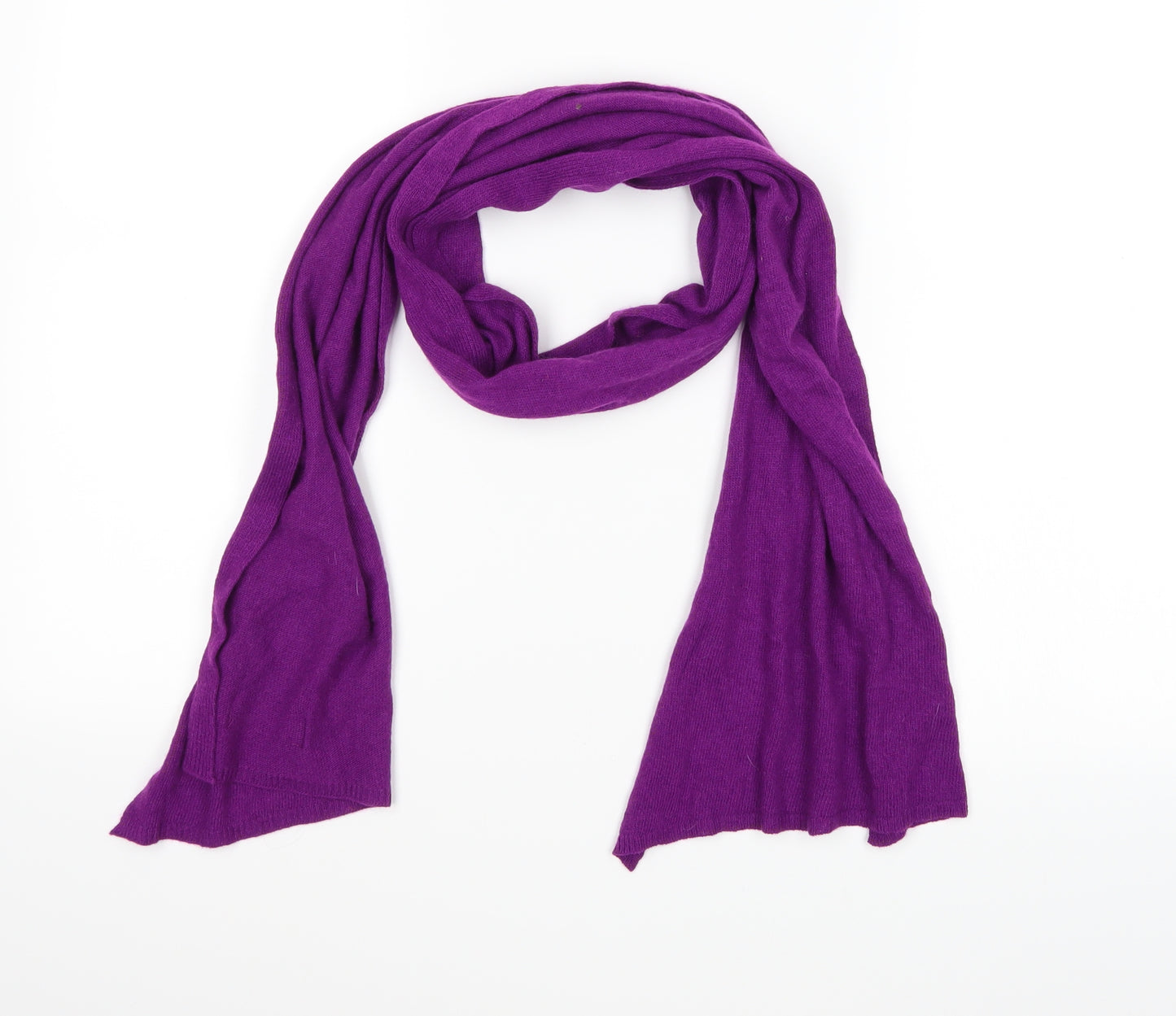 Preworn Womens Purple  Knit  Scarf