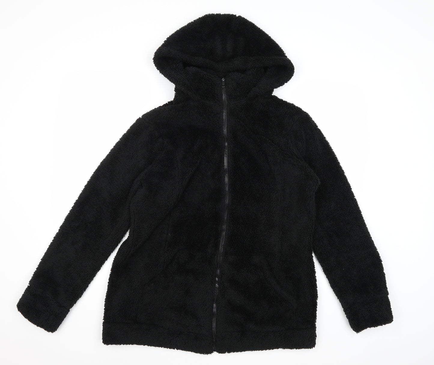 Kooosin Womens Black  Fleece Jacket  Size 2XL