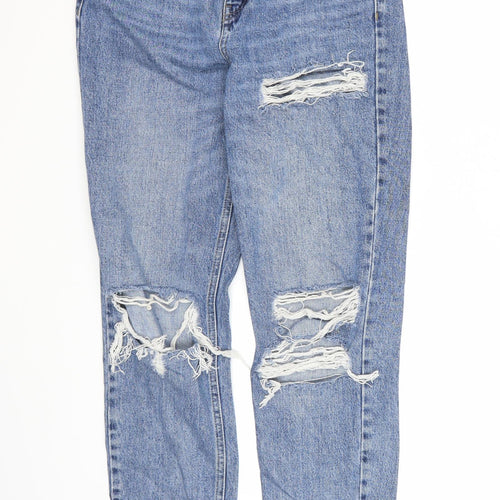 Topshop Womens Blue  Denim Mom Jeans  L30 in