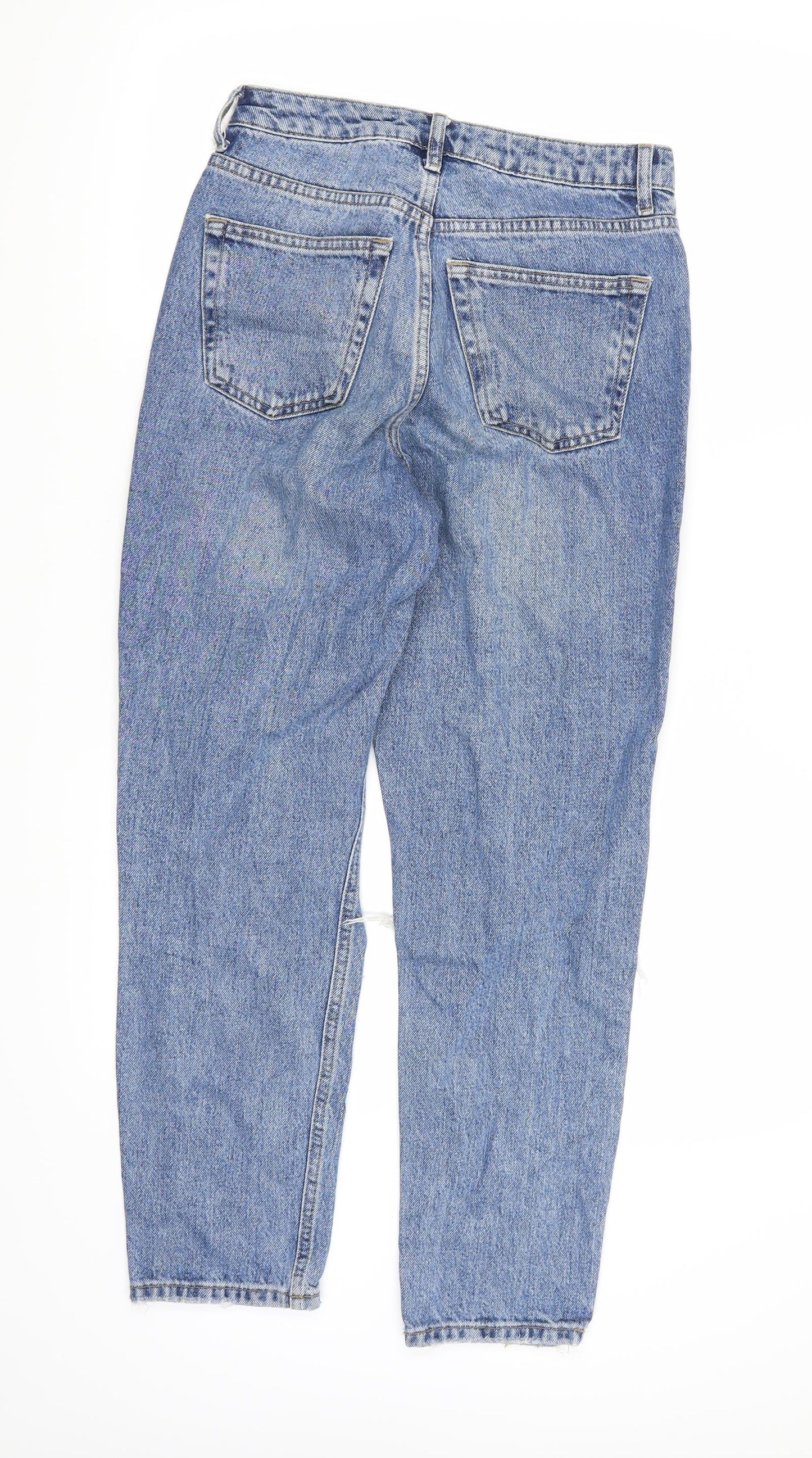 Topshop Womens Blue  Denim Mom Jeans  L30 in