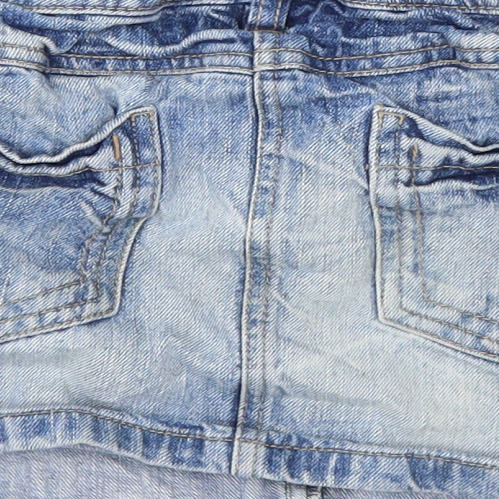 NEXT Girls Blue  Denim A-Line Skirt Size 7 Years