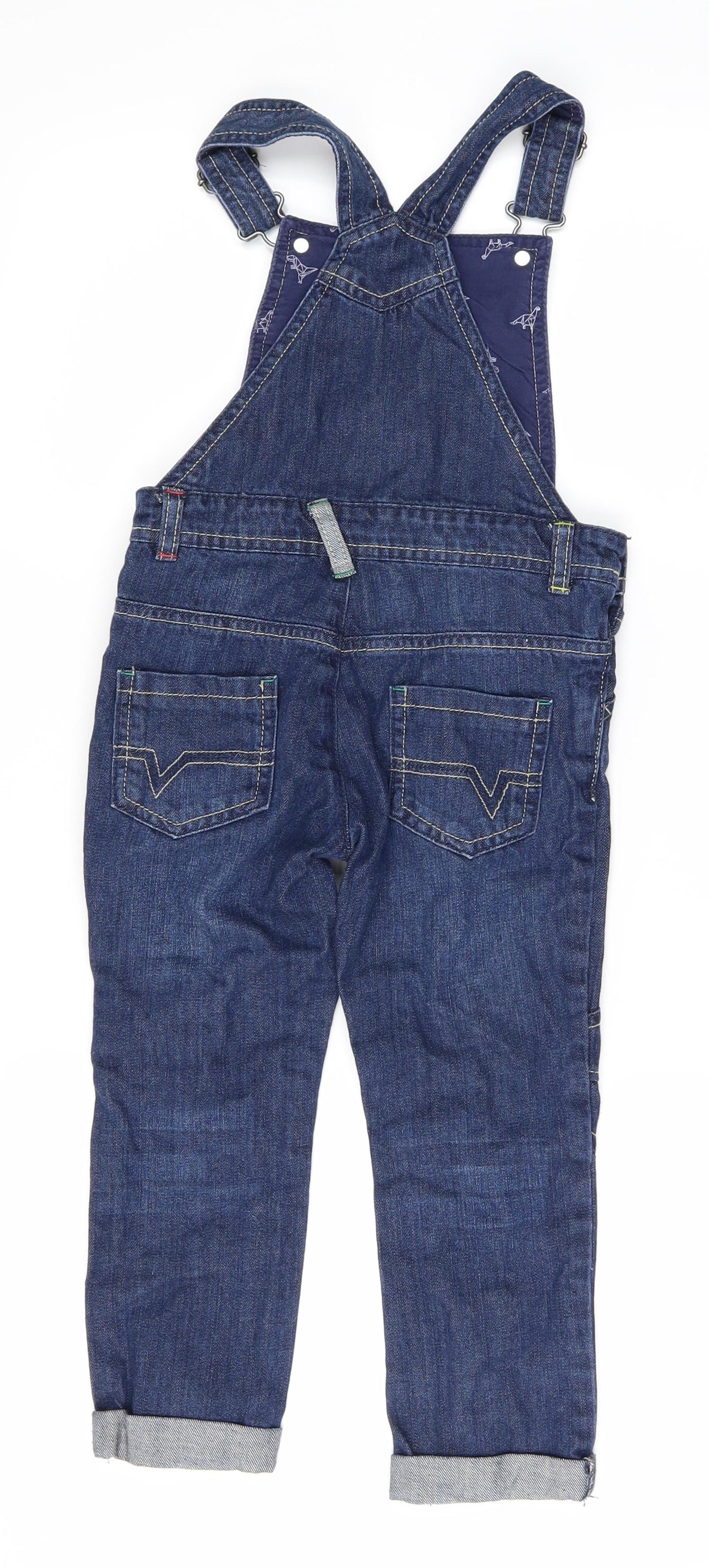 Nutmeg Boys Blue  Denim Straight Jeans Size 3-4 Years - Dungaree