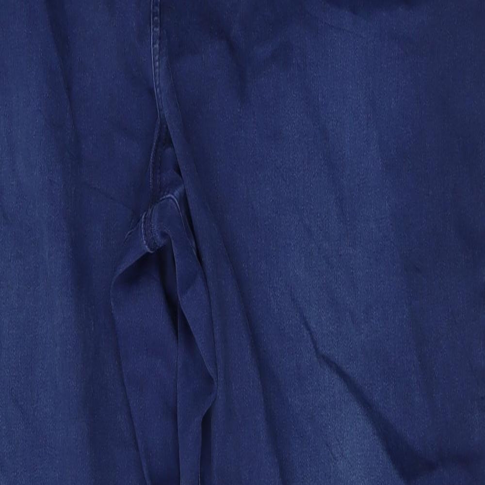 Blue 73 Womens Blue  Denim Straight Jeans Size 22 L28 in