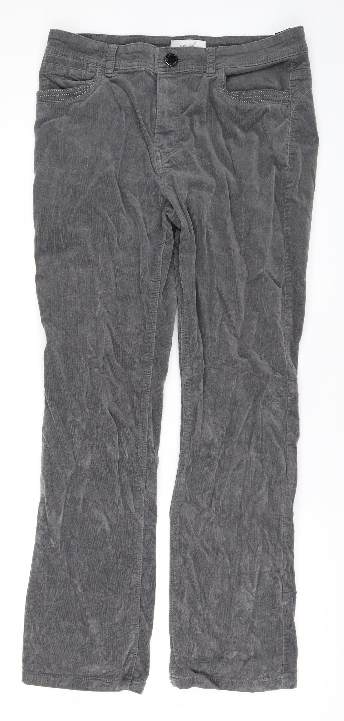 NEXT Womens Black   Straight Jeans Size 12 L26 in